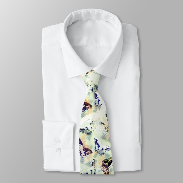 Lovely butterfly stylish neck tie (Tied)