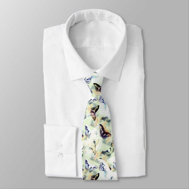 Lovely butterfly stylish neck tie (Tied)