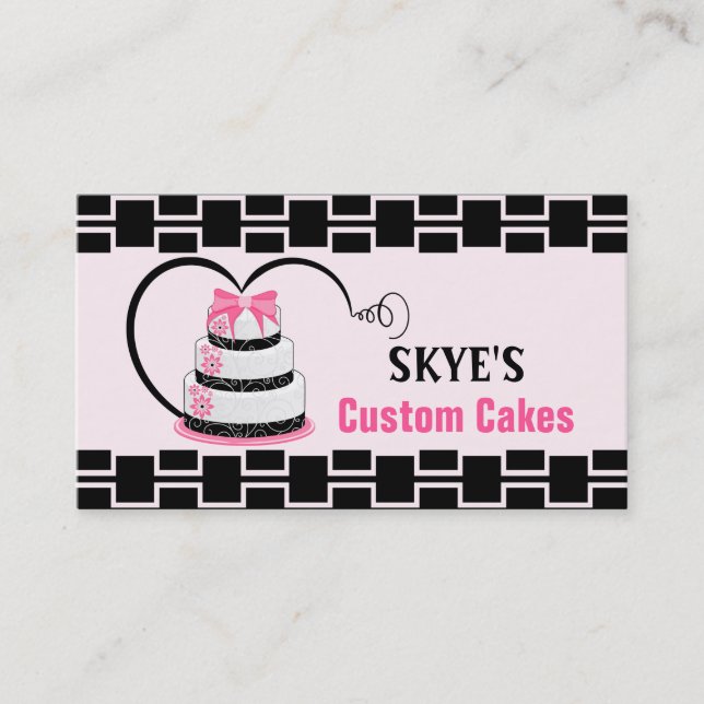 Lovely Cakes Business Card (Front)