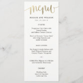 Wedding Welcome and Itinerary Card #LCG Faux Gold Foil - Berry