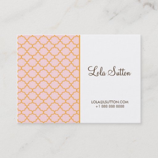 Customizable LOVELY CALLING CARD BUSINESS CARD TEMPLATE
