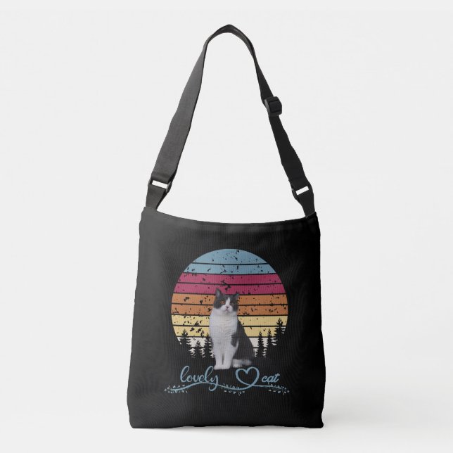 Lovely Cat Crossbody Bag (Front)