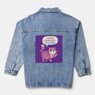 Lovely cat denim jacket