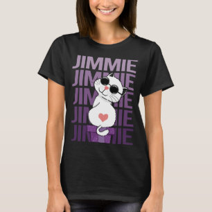 Lovely Cat - Jimmie Name T-Shirt