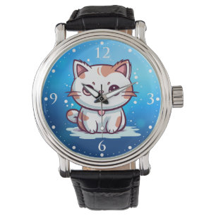 Lovely Cat Kawaii Style Clipart Watch