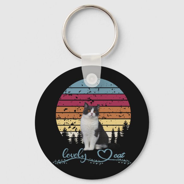 Lovely Cat Keychain (Front)