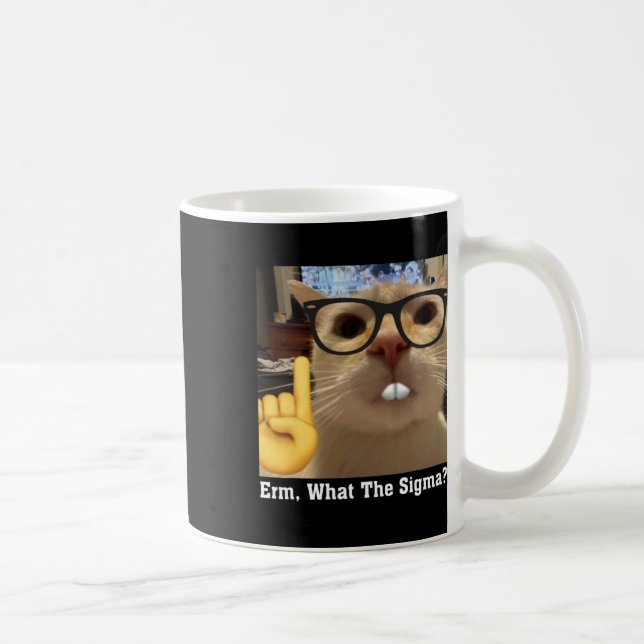 Lovely Cat Meme Clic Art Cute Kitten Erm  Coffee Mug (Right)