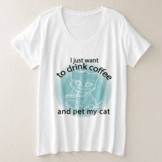 Lovely cat plus size T-Shirt