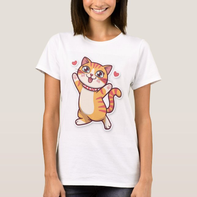 LOVELY CAT T-SHIRT (Front)