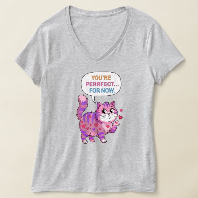 Lovely cat T-Shirt (Laydown)
