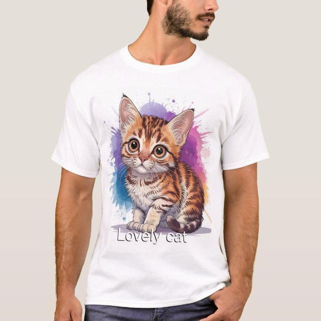 Lovely cat T-Shirt (Front)