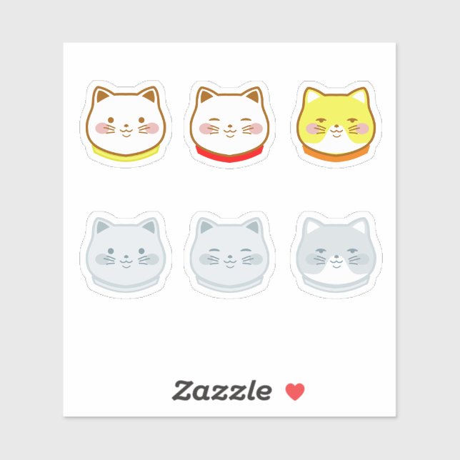 Lovely Cats Sticker (Sheet)