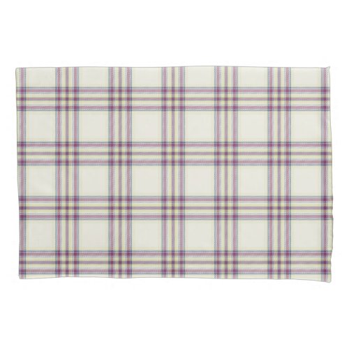 lovely check pattern pillow case