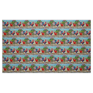 Lovely chicken  fabric