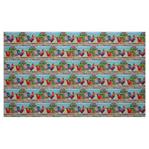 Lovely chicken  fabric