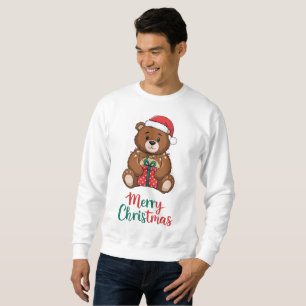 Lovely Christmas Bear - Merry Christmas Sweatshirt