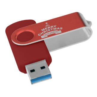 Lovely Christmas Best Wishes Flash Drive