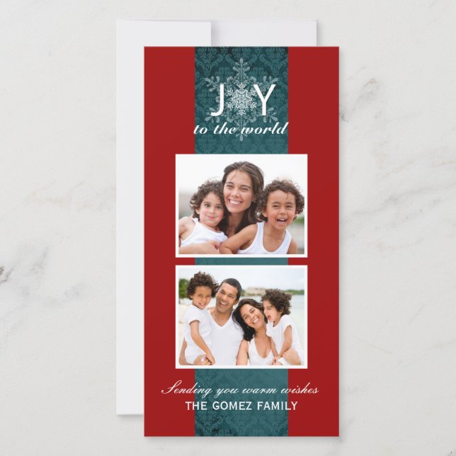 Lovely Christmas Photo Cards (Front)