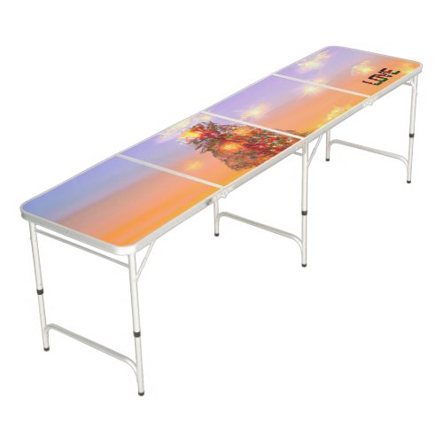Lovely Christmas Sunset Sky Special Outdoor Table