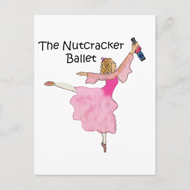 Lovely Clara and her Nutcracker Postcard (Front)