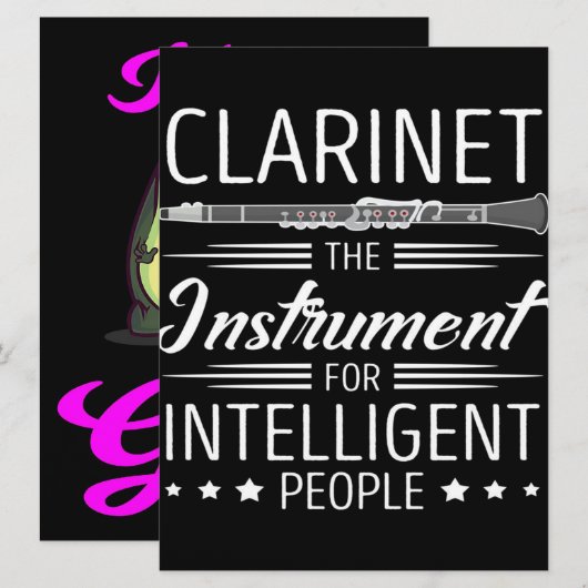 lovely clarinet (Front/Back)