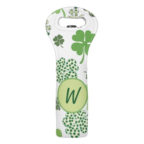 Lovely clovers wine bag