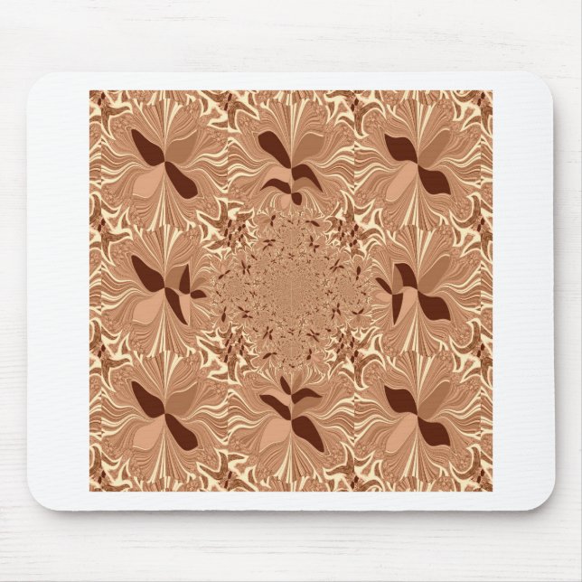Lovely Coffee Colors Mouse Pad (Front)