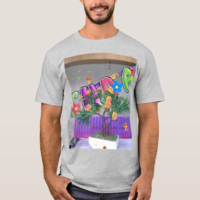 Lovely Colorful Birthday Art Print T-Shirt (Front)