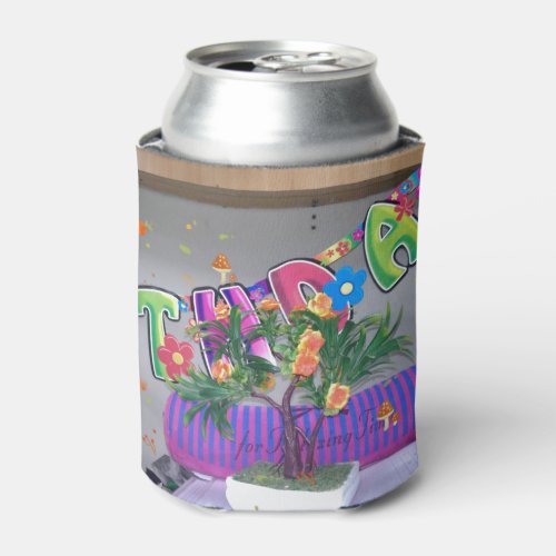 Lovely Colorful Birthday Can Cooler