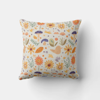 lovely colorful Throw Pillow design