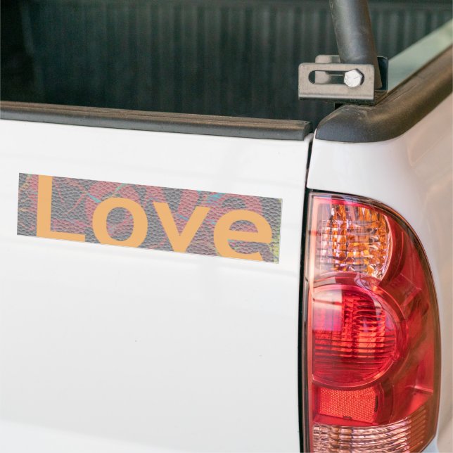 Lovely Colors Customize Product Bumper Sticker (On Truck)