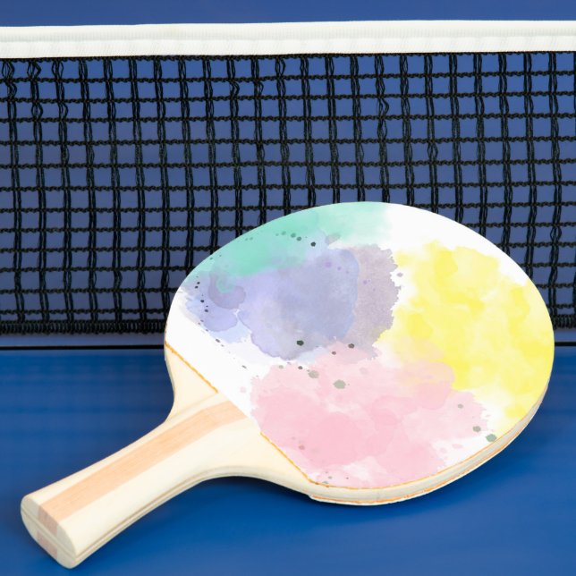 Lovely Colors With a Gentle Touch  Ping Pong Paddle (Insitu)