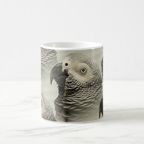 Lovely Congo African Grey Parrot Coffee Mug