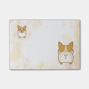Lovely Corgi Butt Post-it Notes