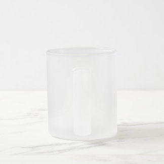 Lovely couple  frosted glass coffee mug
