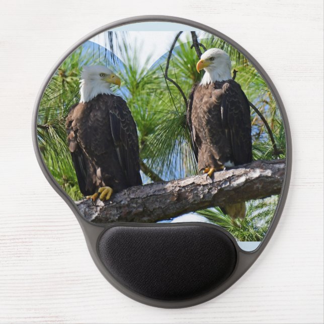 Lovely couple Harriet and M15 Gel Mouse Pad (Front)