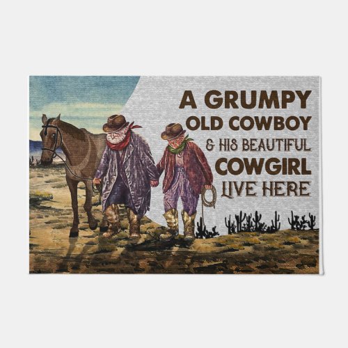 Lovely Cowboy Quotes Doormat Cowboy Mat