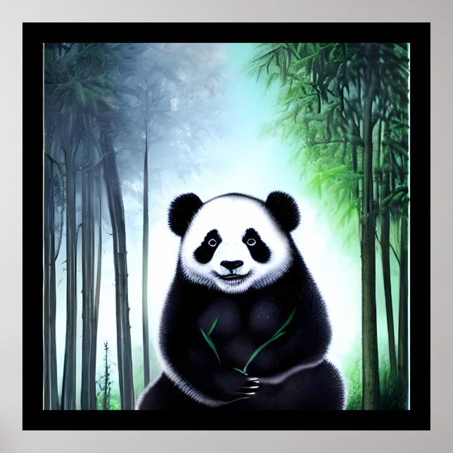 Lovely, Cuddly Little Panda Bear Cub Poster (Front)