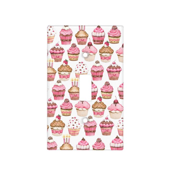 Lovely Cupcakes Lightswitch Cover (Front)