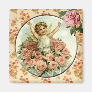 Lovely Cupid Vintage Victorian Custom Magnet