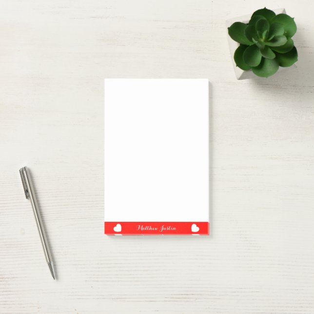 Lovely Custom Text Notes 4 x 6 Inch (Office)