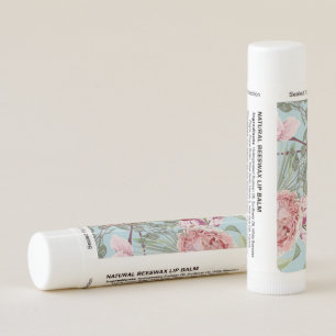 Lovely, cute garden with Flamingo girly chic blue Lip Balm