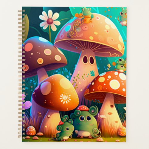 Lovely cute mushrooms for kids room        planner