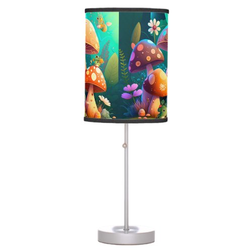 Lovely cute mushrooms for kids room    table lamp