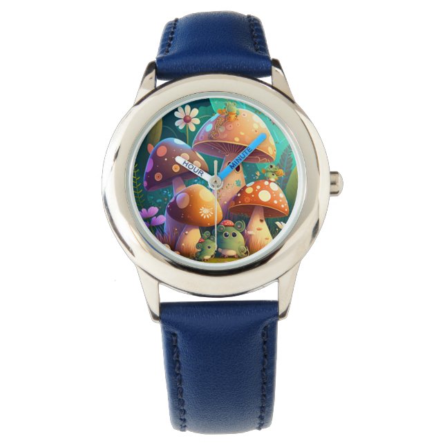 Lovely cute mushrooms    watch (Front)