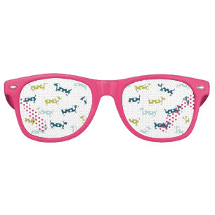 Lovely dachshunds in great colors retro sunglasses