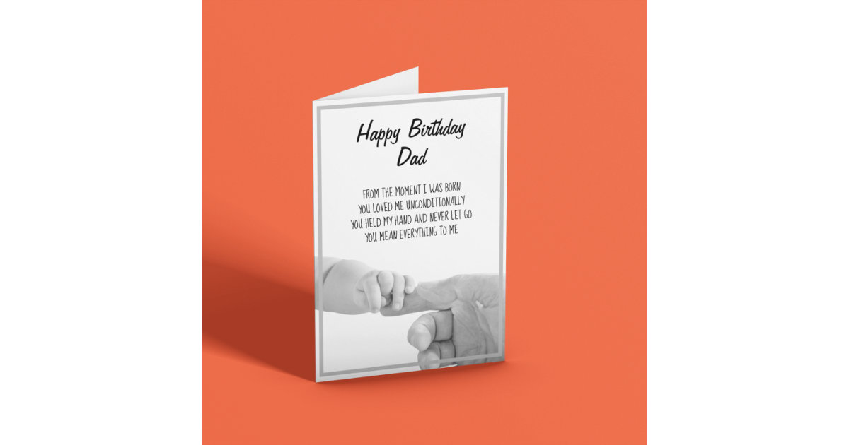Lovely Dad Birthday Card
