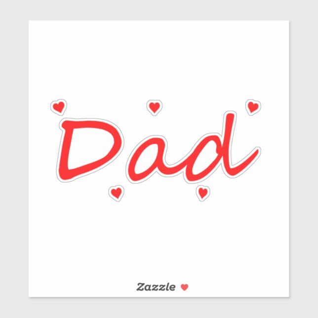 Lovely Dad  Sticker (Sheet)