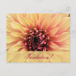 Lovely Dahlia Bridal Shower Invitation