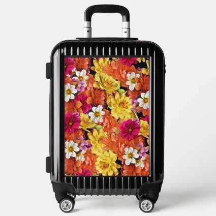 Lovely Dahlia Flower Pattern Ugo Carry-on Bag